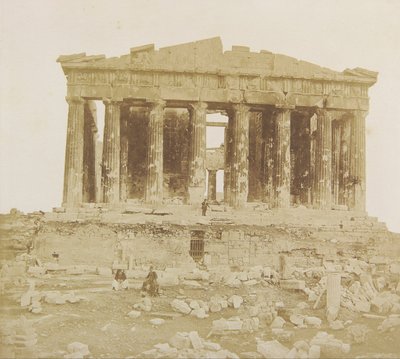 Vista del Partenón desde el oeste de James Robertson